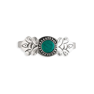 Prairie-Inspired Lab-Created Turquoise Cuff Bracelet