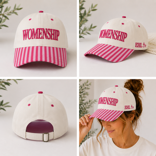 WOMENSHIP™ Embroidered Stripe Baseball Cap