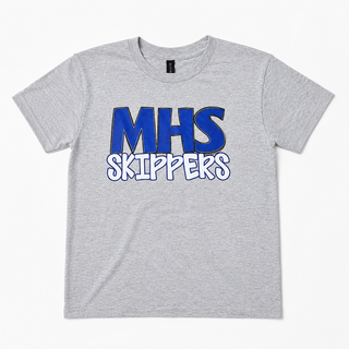 MHS Skippers Sport Grey Tee