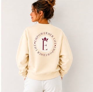 EmpowerHer Life Signature Graphic Fleece Sweatshirt
