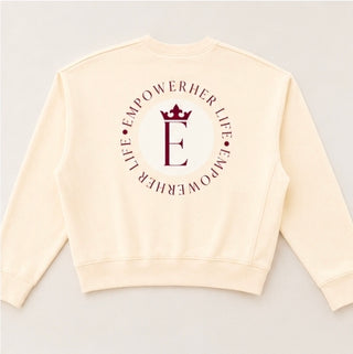 EmpowerHer Life Signature Graphic Fleece Sweatshirt