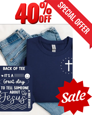 Charlie Kirk Great Day To Tell People About Jesus Tee