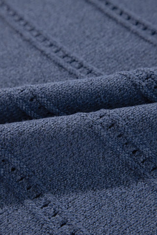Boatneck Pointelle Sweater