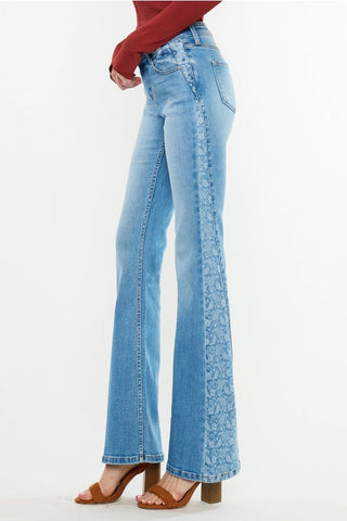 Mid Rise FLARE- Med Wash