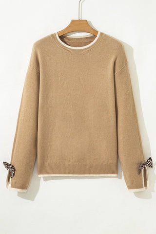 Leopard Bow Sweater