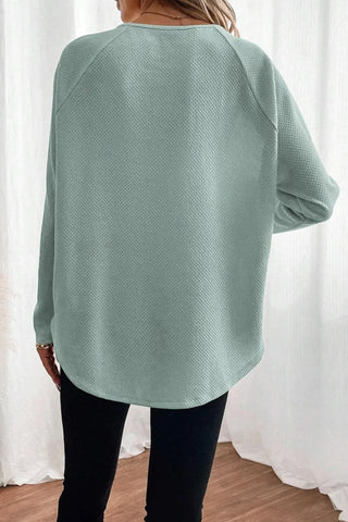 Jade Raglan Knit Top
