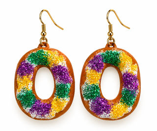 King Cake Earrings