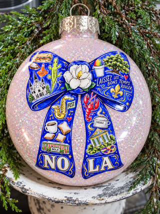 NOLA Bow Ornament