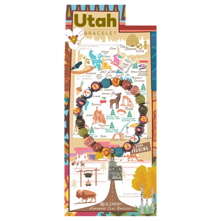 Utah Handmade Clay Bracelet – Beehive State Pride