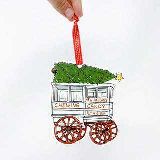 NOLA Candy Cart Ornament