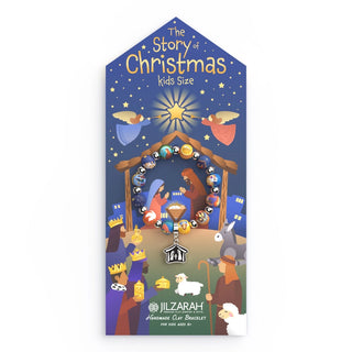 The Story of Christmas Kids Handmade Clay Bracelet