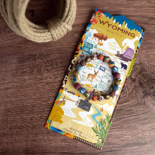 Wyoming Handmade Clay Bracelet – Equality State Pride