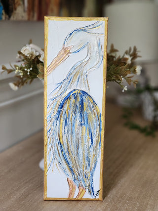 Heron Painting on Canvas|4911