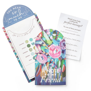 A Note to My Friend Beaded Stretch Bracelet Gift Set