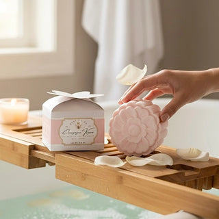Melt Away Stress Coconut Milk Magnesium Bath Bombs – Oats & Honey 5 oz