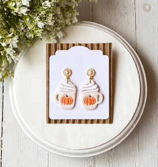 Bookish Pumpkin Earrings
