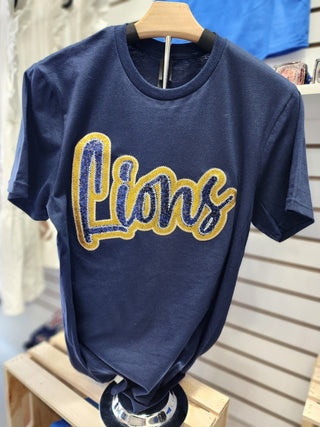CHS Lions Sequin Tshirt|3565