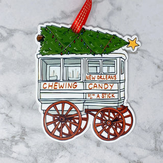 NOLA Candy Cart Ornament