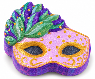 Friends on the Other Side Mardi Gras Mask Bath Bomb