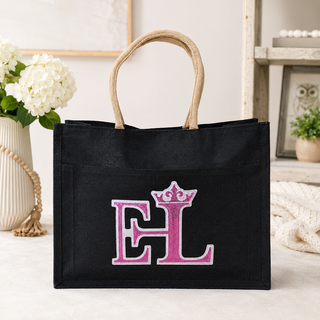 EmpowerHer Life Jute Pocket Tote