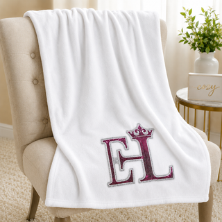 EmpowerHer Life Sequin Patch Blanket